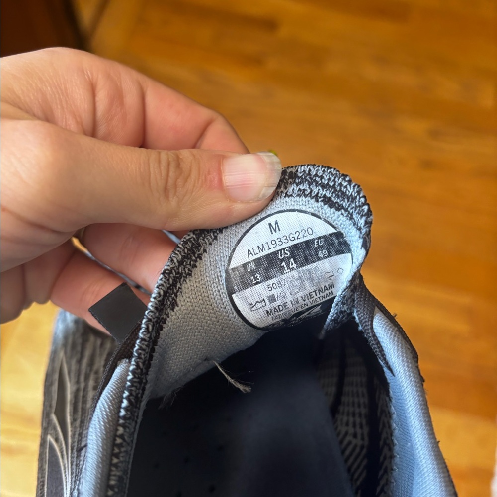 Altra Ego Black and White Sneakers - Picture 3 of 5